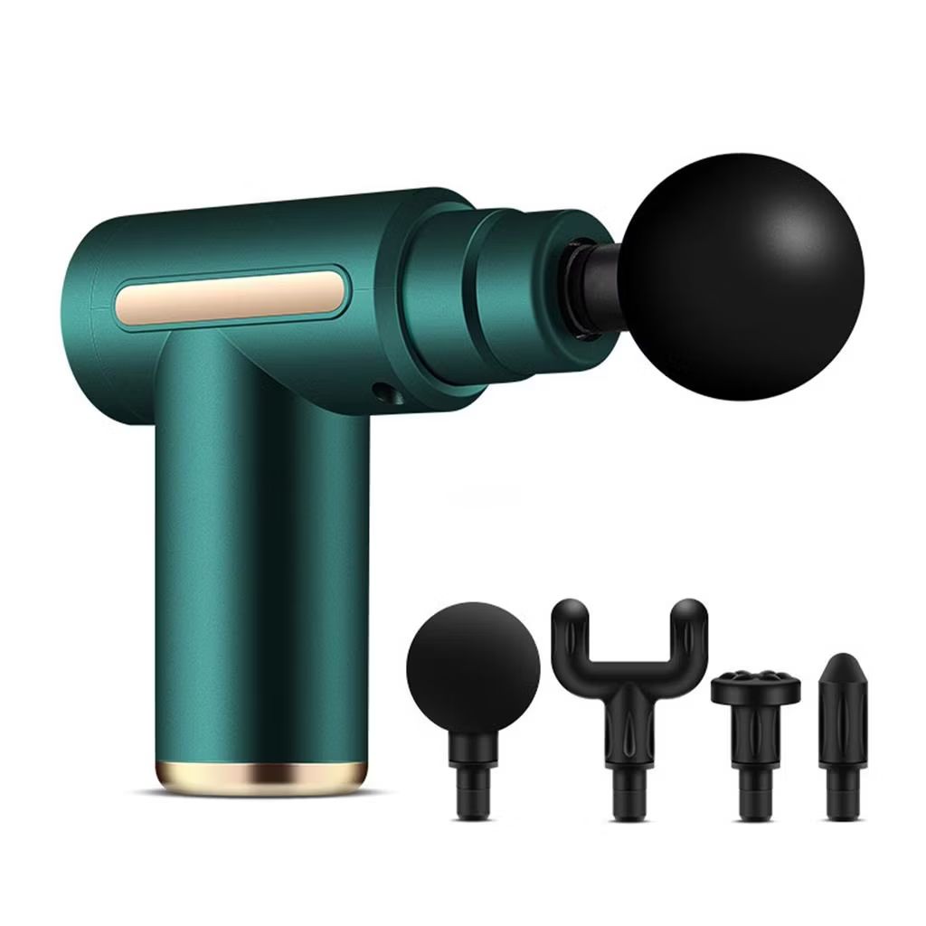Pistola Massageadora Elétrico Profissional Muscular Recarregável Mini Massageador
