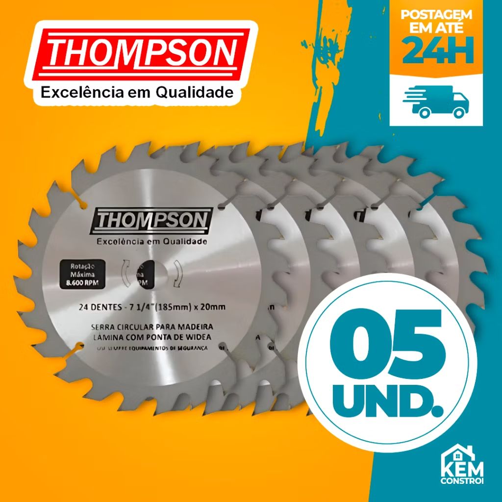 Serra Circular Widia 9.14 24 Madeira MDF e Compensados – Thompson
